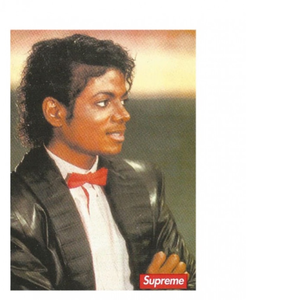 Authentic Michael Jackson Supreme box sticker